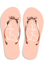 Load image into Gallery viewer, &quot;Babe&quot; Blush Pink Flip Flops
