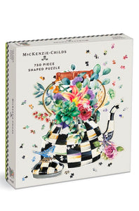 MacKenzie-Childs Blooming Kettle Shaped Puzzle