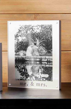 Load image into Gallery viewer, Mr. &amp; Mrs. Acrylic Picture Frame
