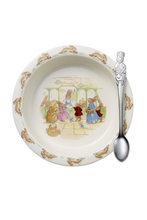 Load image into Gallery viewer, Royal Doulton Bunnykins Baby Bowl and Feeding Spoon
