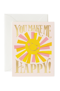 Rifle Paper Co. "You Make Me Happy" Card