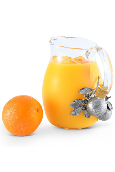 Vagabond House Orange Blooms Pitcher For Jaylee & Caelan