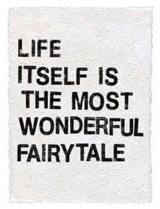 Fairytale Handmade Paper Print