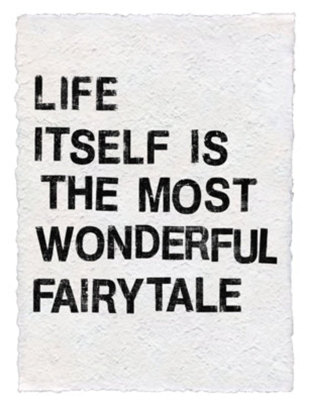 Fairytale Handmade Paper Print