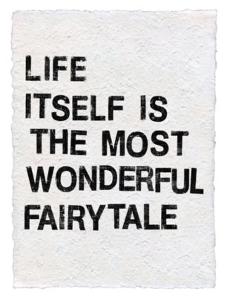 Fairytale Handmade Paper Print
