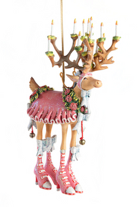 Patience Brewster by MacKenzie-Childs Dash Away Donna Reindeer Ornament