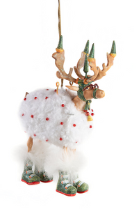 Patience Brewster by MacKenzie-Childs Dash Away Blitzen Reindeer Ornament