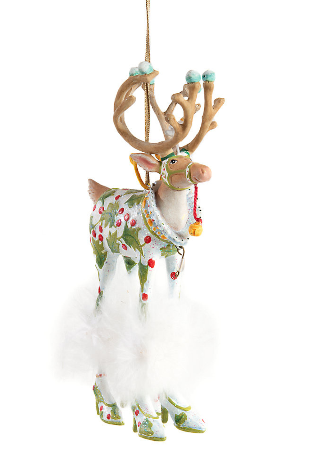 Patience Brewster by MacKenzie-Childs Dash Away Vixen Reindeer Ornament