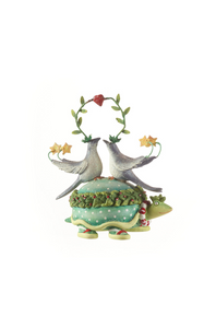 Patience Brewster by MacKenzie-Childs Two Turtle Doves Ornament