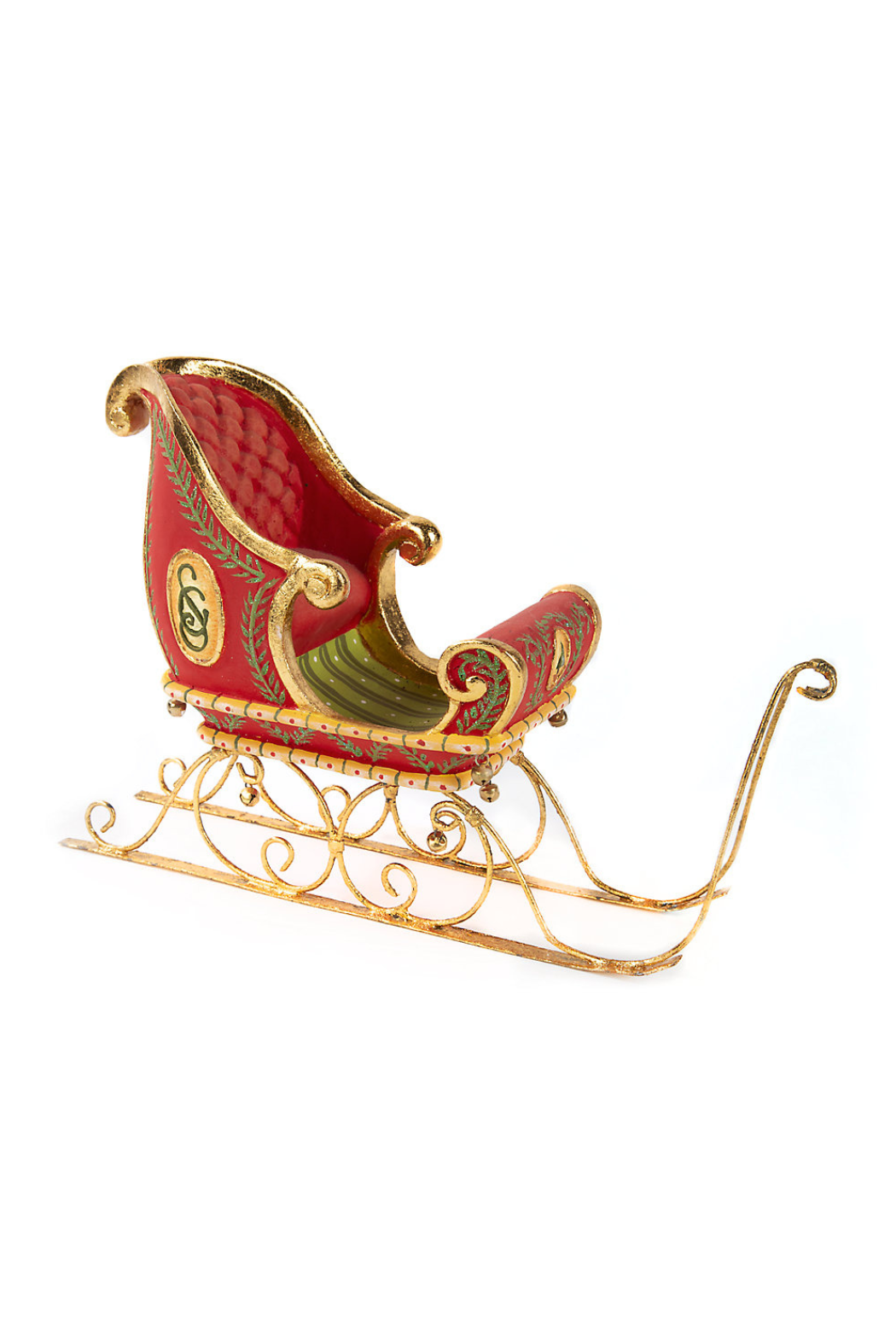 Patience Brewster by MacKenzie-Childs Dash Away Sleigh Ornament