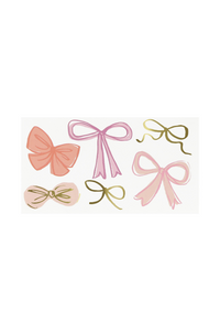 Pink Bow Tattoos by Meri Meri