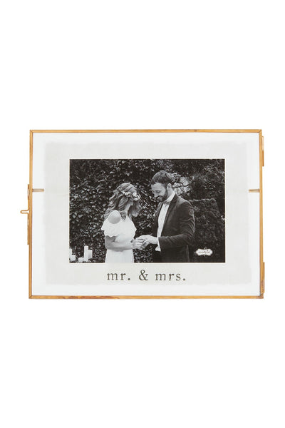 Mr. & Mrs. Glass Frame For Olivia & Michael