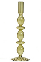 Load image into Gallery viewer, Hand-Blown Glass Candle Holders For Olivia &amp; Michael
