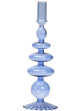 Load image into Gallery viewer, Hand-Blown Glass Candle Holders For Olivia &amp; Michael
