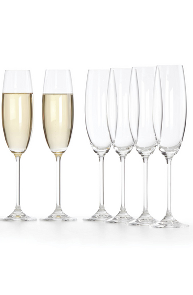 Tuscany Set of 6 Classic Champagne Flutes