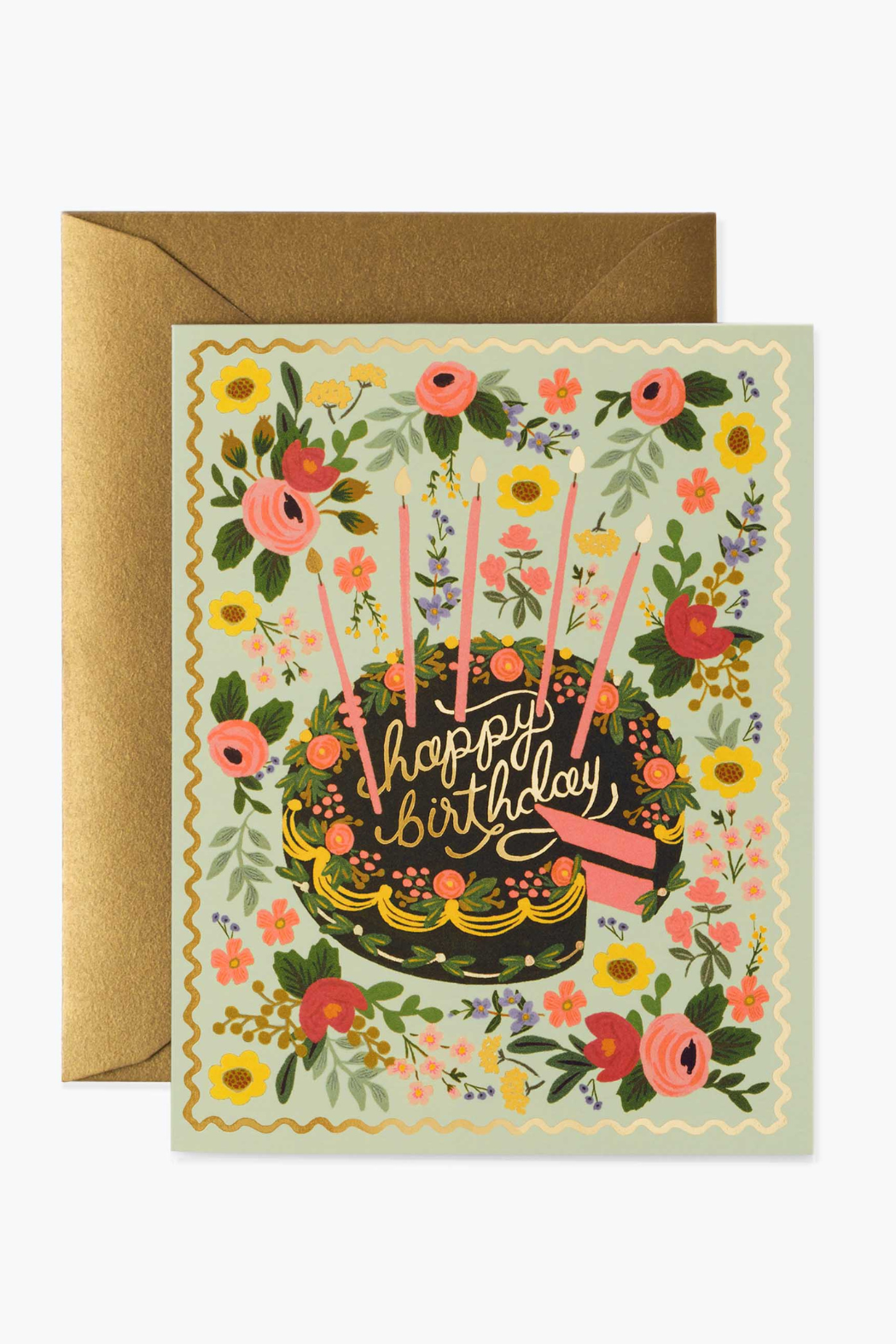 Rifle Paper Co. Floral Cake Birthday Card