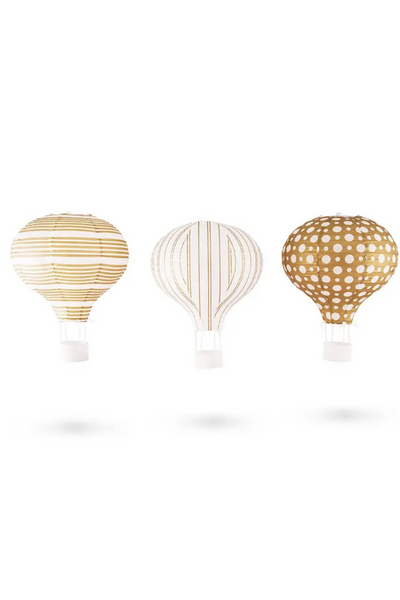 Hot Air Balloon Paper Lanterns Set of 3