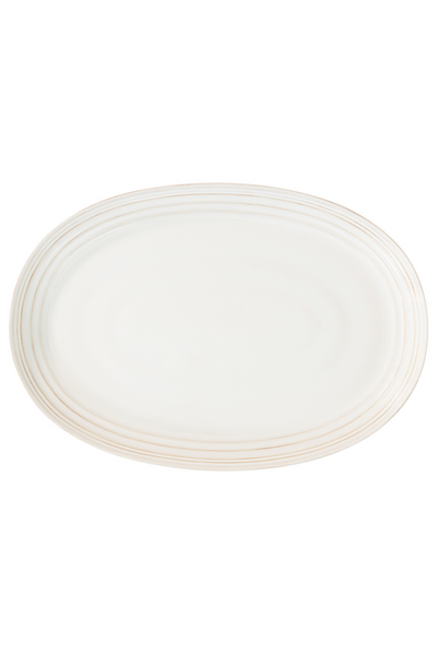 Juliska Bilbao Whitewash Platter For Madeline & Adam