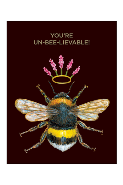 Un-bee-lievable Bee Card