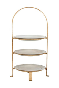 Juliska Provence Rattan Triple Tiered Server