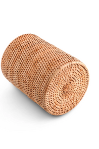 Vagabond House Hand Woven Rattan Utensil Holder