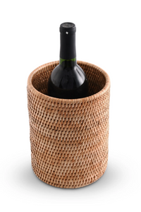 Vagabond House Hand Woven Rattan Utensil Holder