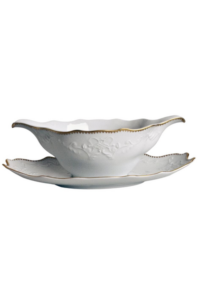 Anna Weatherley, Simply Anna Gold Gravy Boat & Tray For Jaylee & Caelan