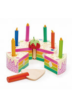 Load image into Gallery viewer, Tender Leaf Toys Rainbow Birthday Cake
