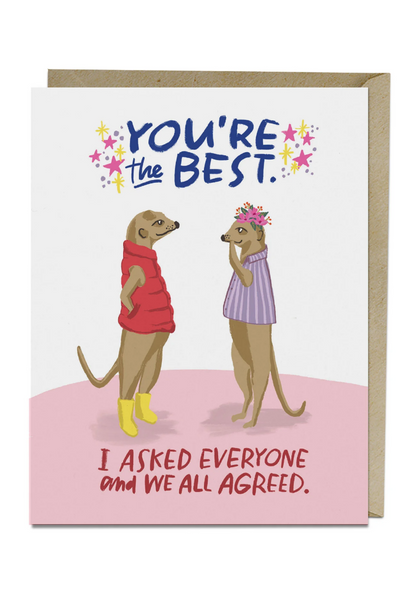 You're the Best Card