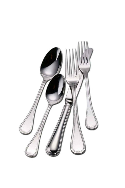 Couzon Le Perle Stainless Steel 5 Piece Place Setting For Madeline & Adam