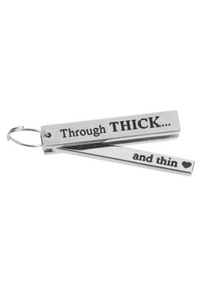 Through Thick & Thin Charm