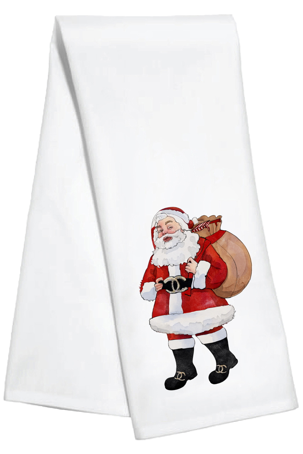 Stylish Santa Kitchen Towel