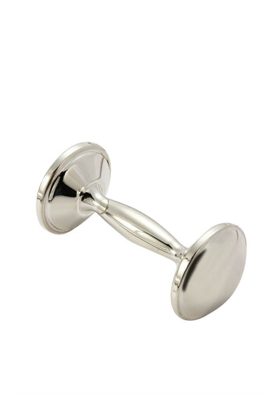 Silver Baby Rattle - New Orientation
