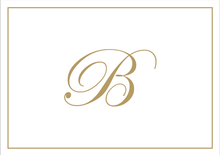 Load image into Gallery viewer, Gold Embossed Initial Note Cards
