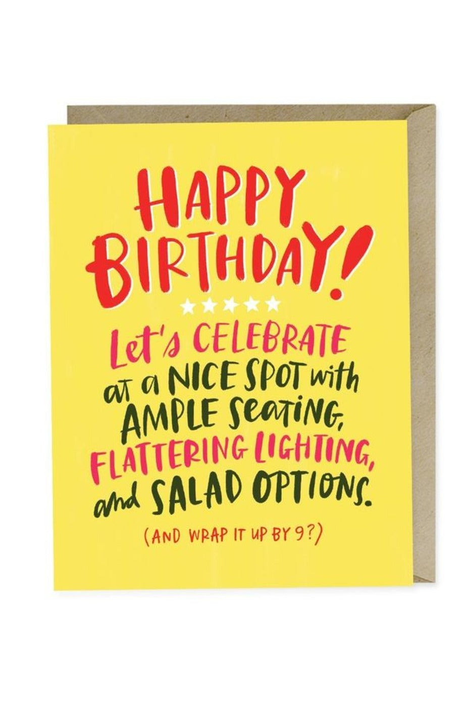 Ample Seating Birthday Card