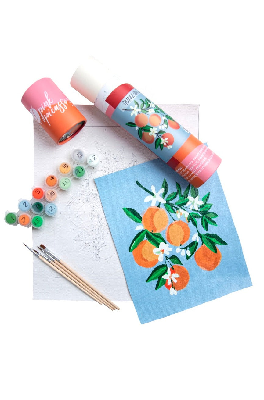 Orange You Glad Paint by Numbers Kit