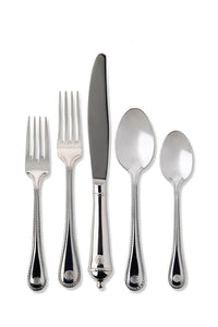 Juliska Berry & Thread Polished Stainless Steel 5pc Place Setting