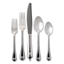 Load image into Gallery viewer, Juliska Berry &amp; Thread Polished Stainless Steel 5pc Place Setting
