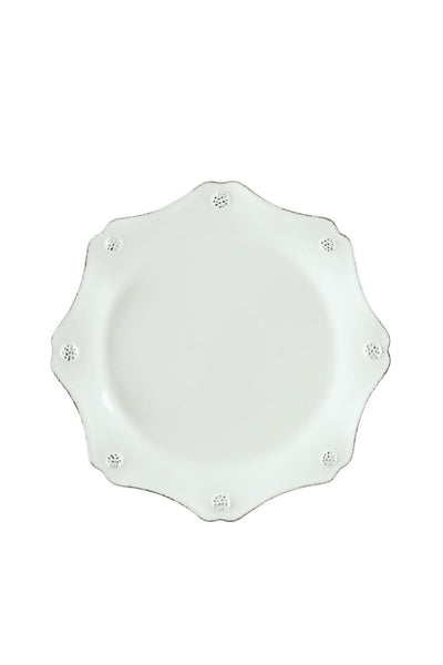 Juliska Berry and Thread Whitewash Scallop Salad Plate - New Orientation
