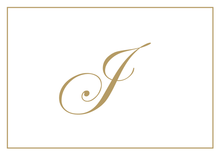 Load image into Gallery viewer, Gold Embossed Initial Note Cards
