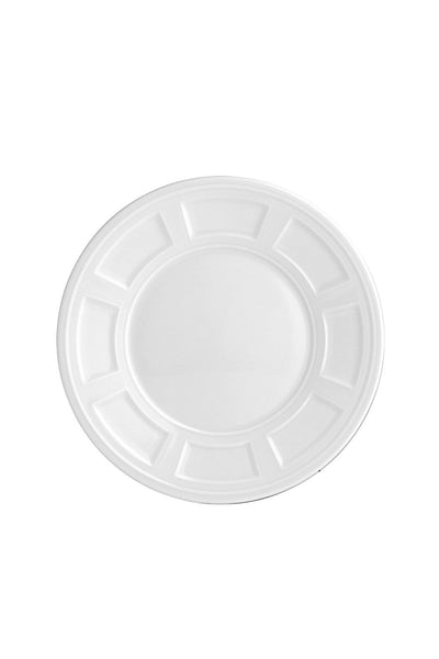 Bernardaud Naxos Salad Plate white everyday dishes - New Orientation