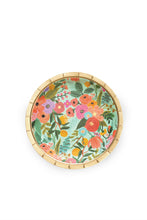 Load image into Gallery viewer, Rifle Paper Garden Party Plates Floral Paper Plate Blue Gold
