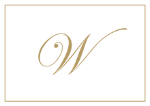 Load image into Gallery viewer, Gold Embossed Initial Note Cards
