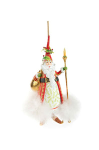 Patience Brewster by MacKenzie-Childs Dash Away Nicholas Santa Ornament