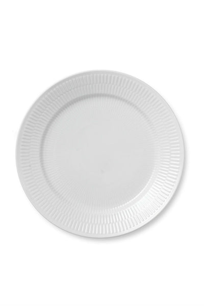 Royal Copenhagen White Fluted Dinner Plate