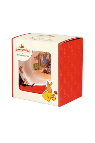 Royal Doulton Bunnykins Baby Bowl and Feeding Spoon