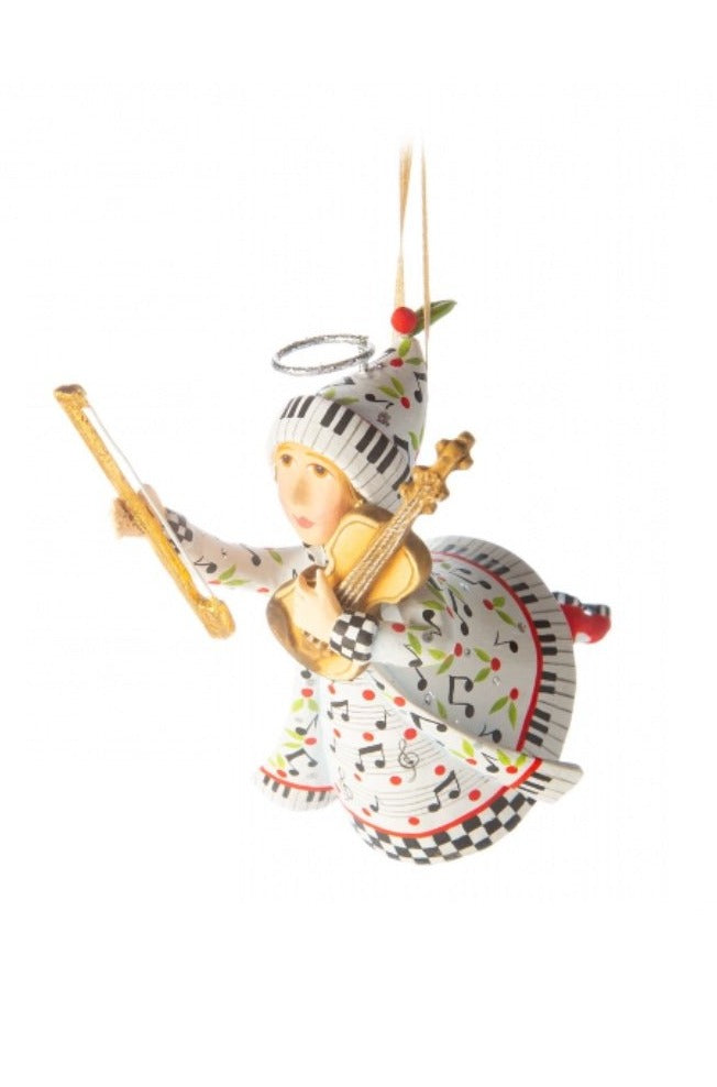 Patience Brewster by MacKenzie-Childs Music is Paradise Angel Mini Ornament