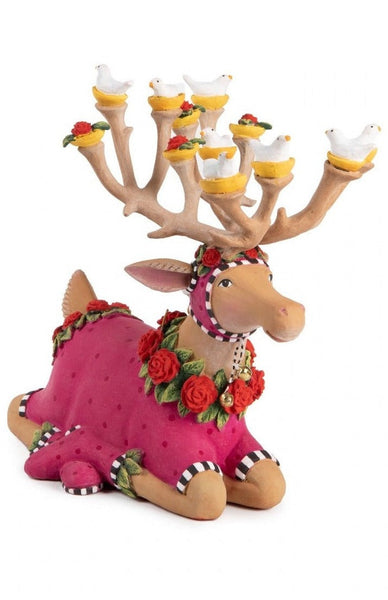 Patience Brewster by MacKenzie-Childs Dash Away Sitting Donna Reindeer Figure