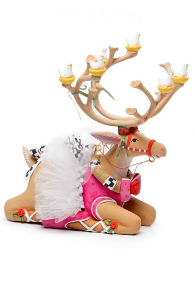 Patience Brewster by MacKenzie-Childs Dash Away Sitting Dancer Reindeer Figure