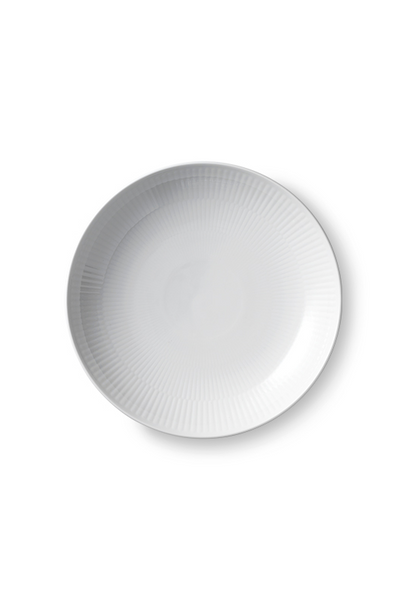 Royal Copenhagen White Fluted Small Shallow Bowl